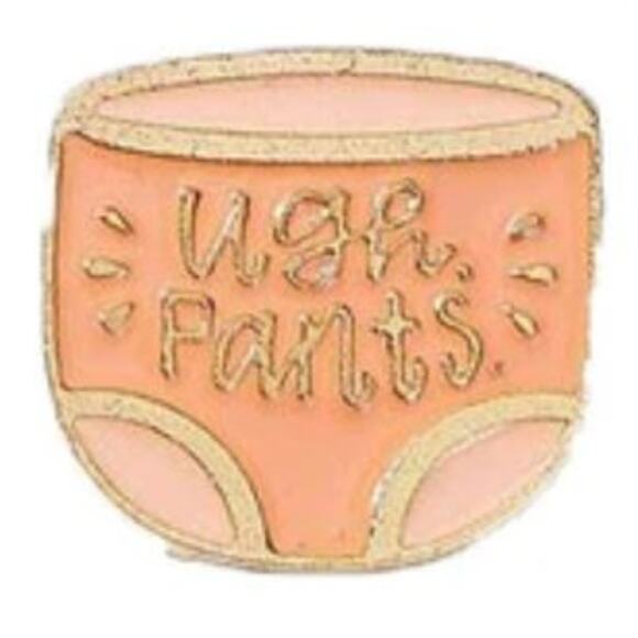 Ugh Under Pants Pin Brooch - Picture 1 of 1